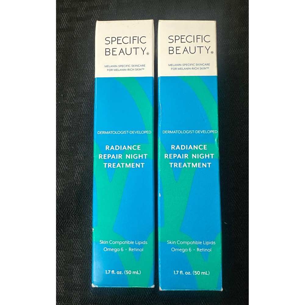 Lot 2 Specific Beauty Radiance Repair Night Treatment 1.7oz New DISCONTINUED HTF